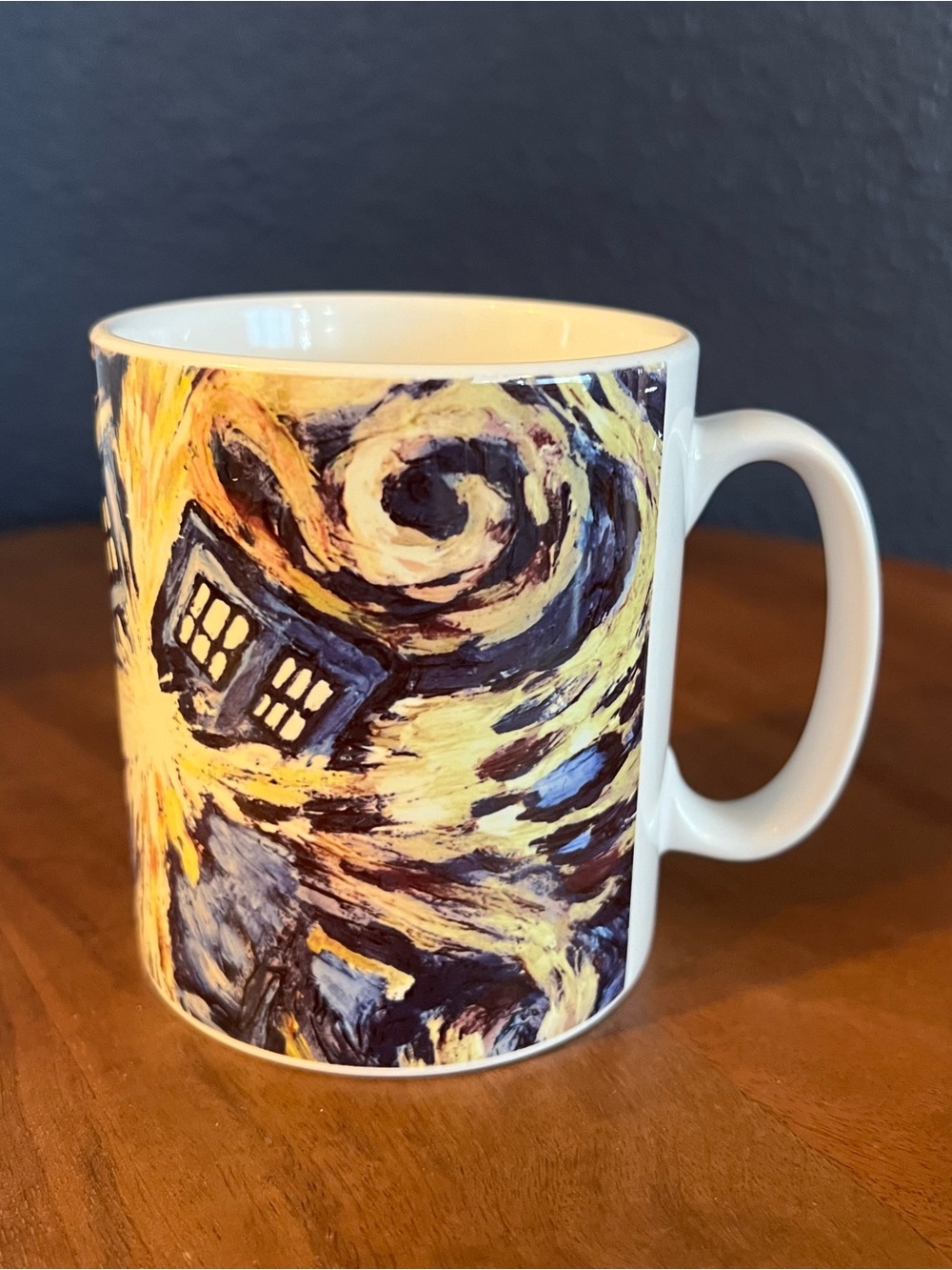 Doctor Who BBC Tardis Starry Night Coffee Mug